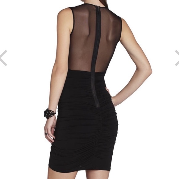 New BCBGMAXAZRIA Esmerelda black dress size xs - Picture 3 of 5